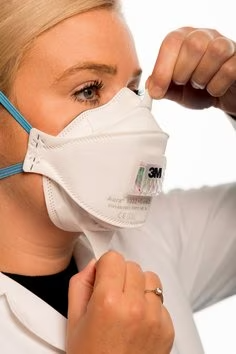 FFP2 filtering facepiece with 9322+Gen3 valve