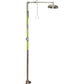 Column emergency shower